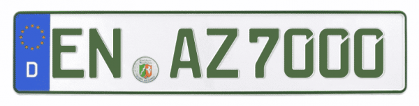grünes autokennzeichen, grünes autokennzeichen kaufen, grünes autokennzeichen online kaufen
